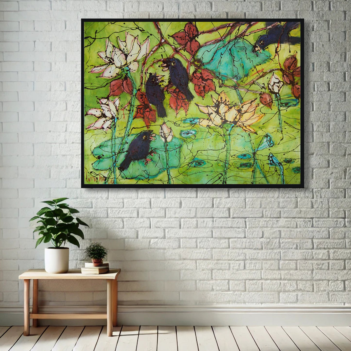 Susurros de los Dientes de León - Impresión en Lienzo Premium