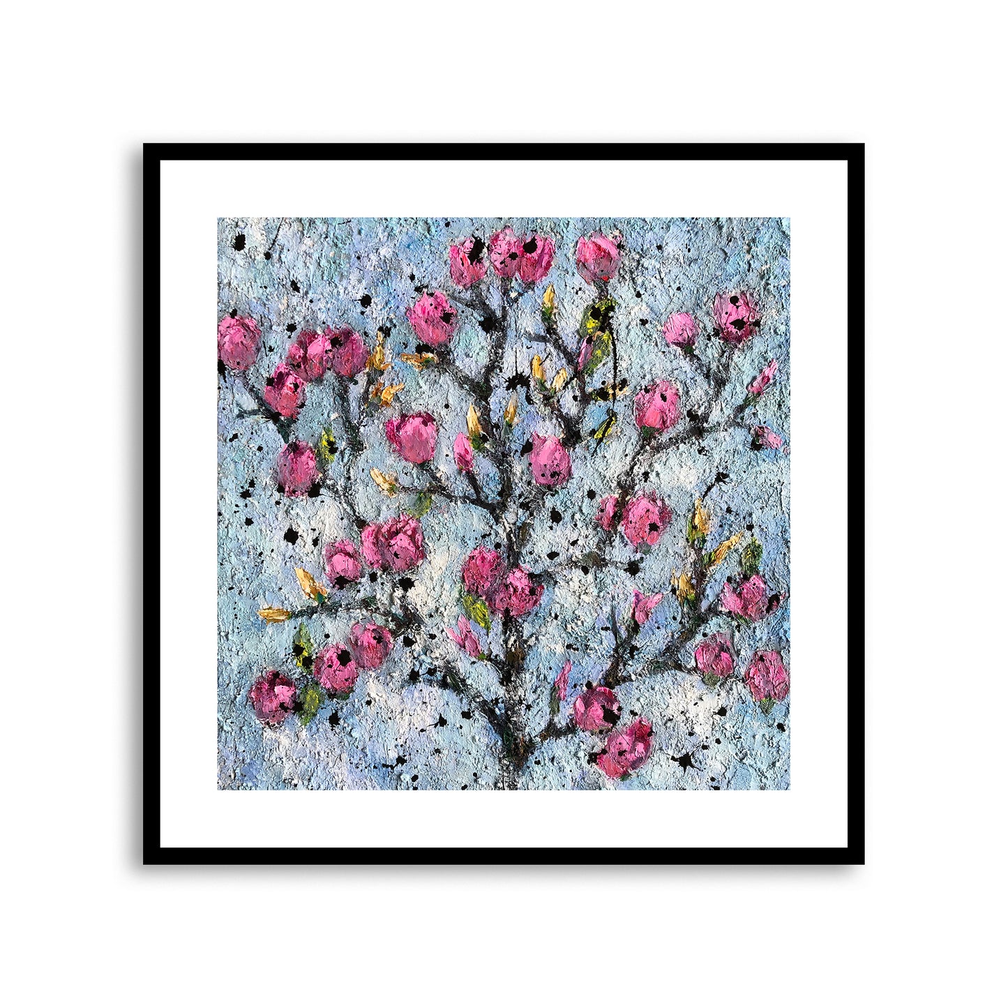 Pink Magnolias in the Morning Sun: Fine Art Print