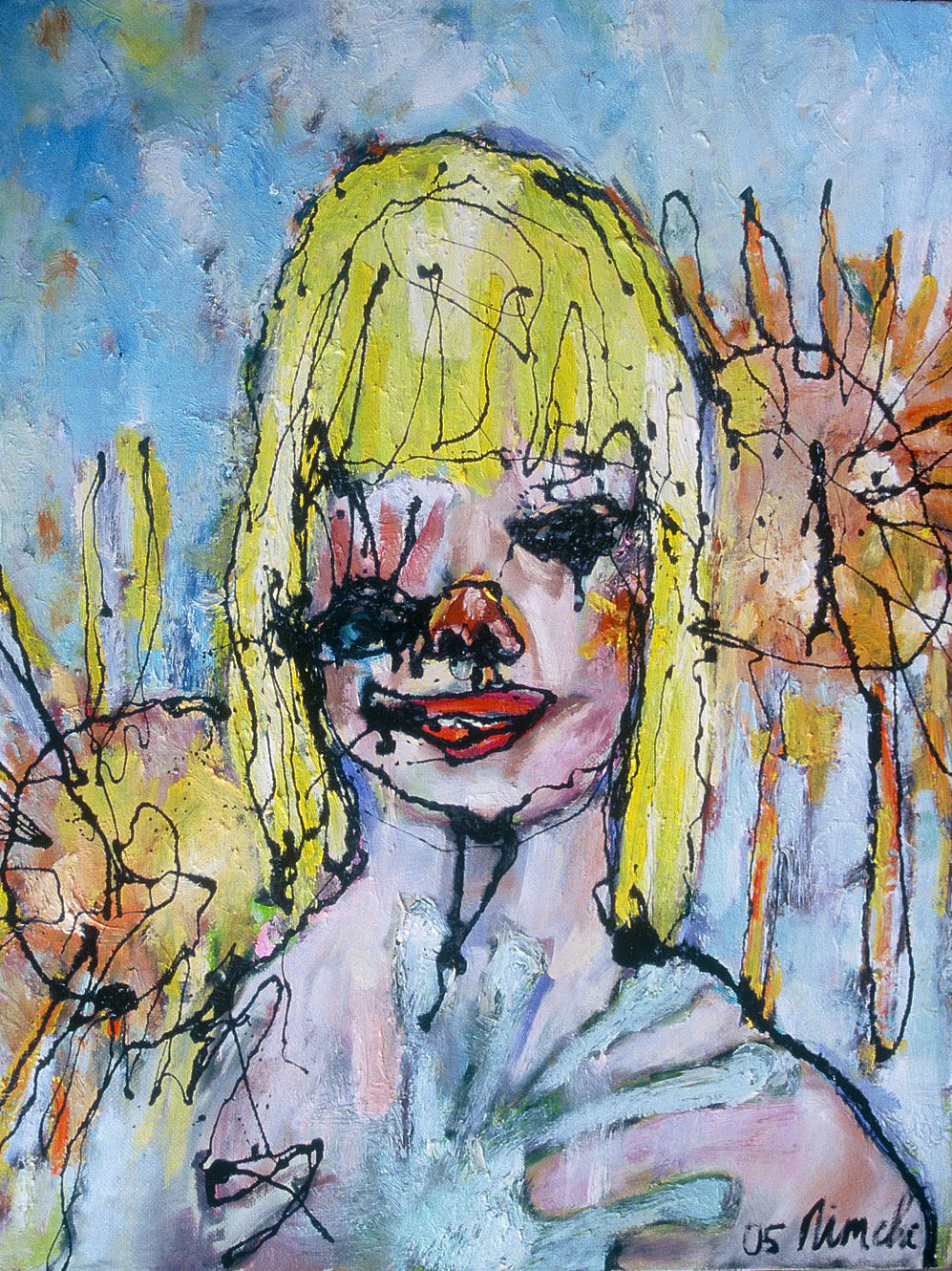 The Blond Girl: Fine Art Print