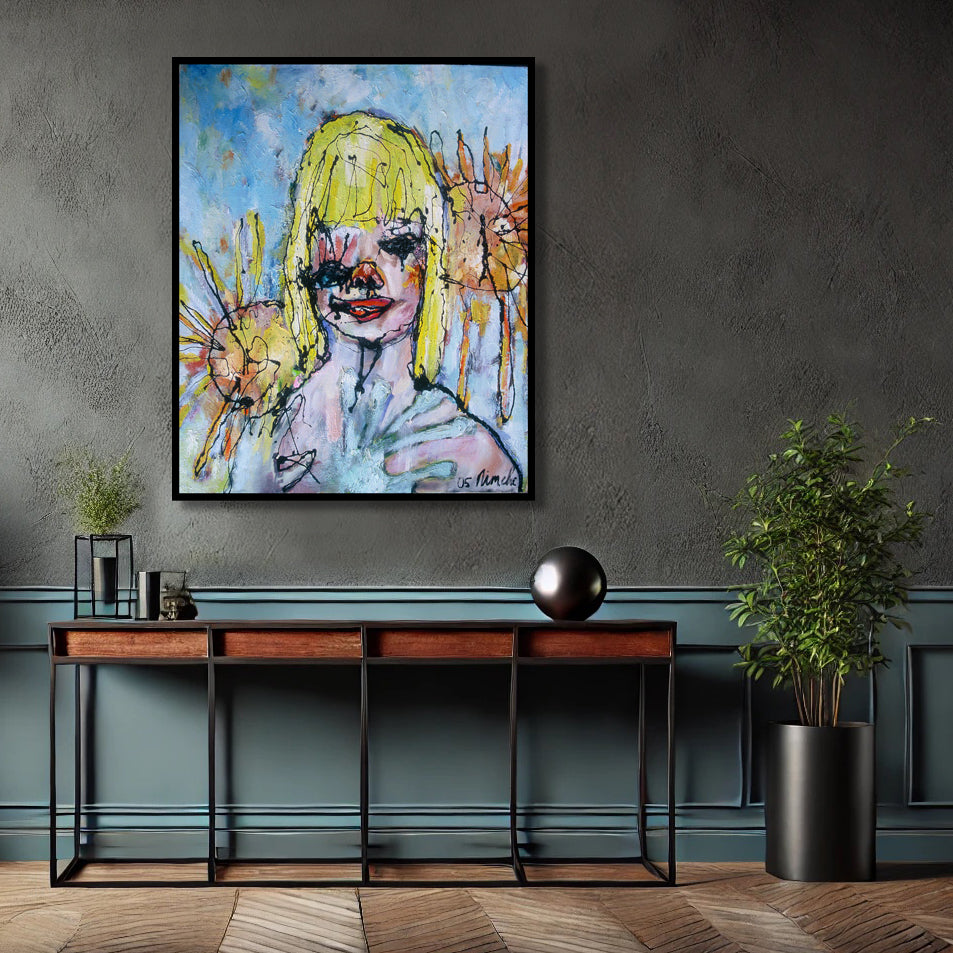 The Blond Girl: Fine Art Print