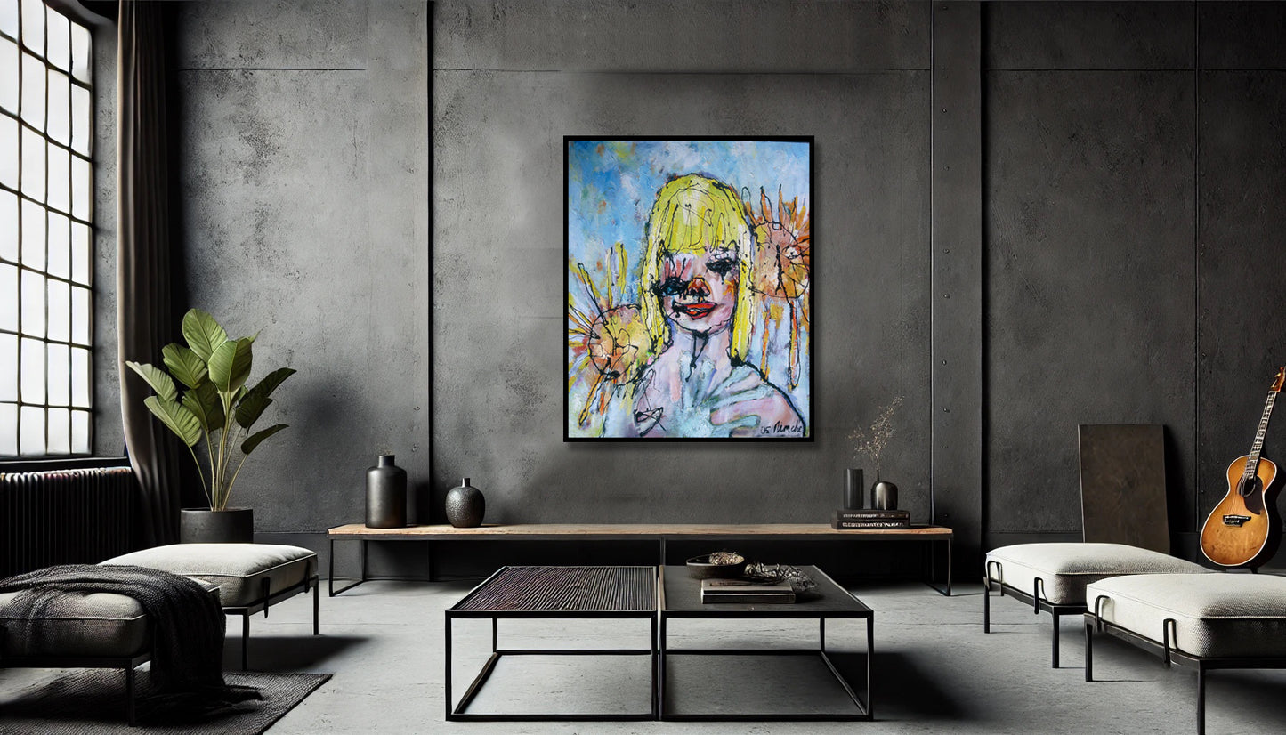 The Blond Girl: Fine Art Print