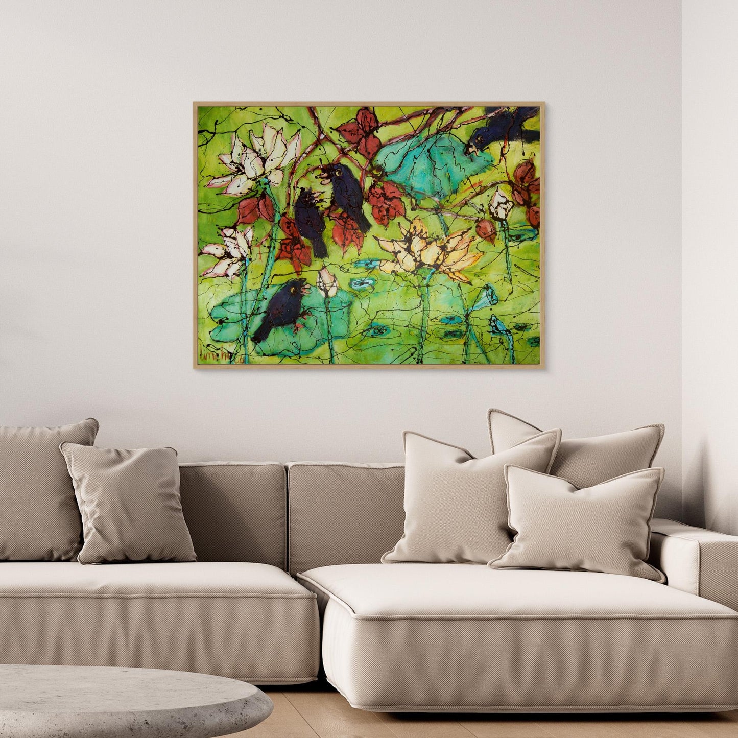 Susurros de los Dientes de León - Impresión en Lienzo Premium