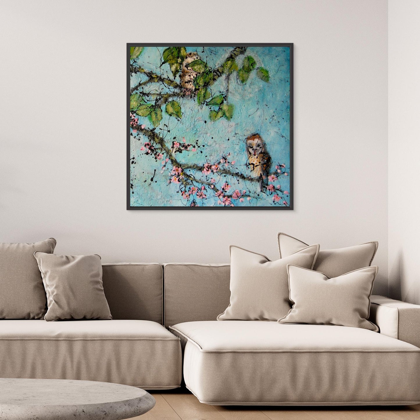 Owlish II: Los que no se preocupan - Impression de  Arte