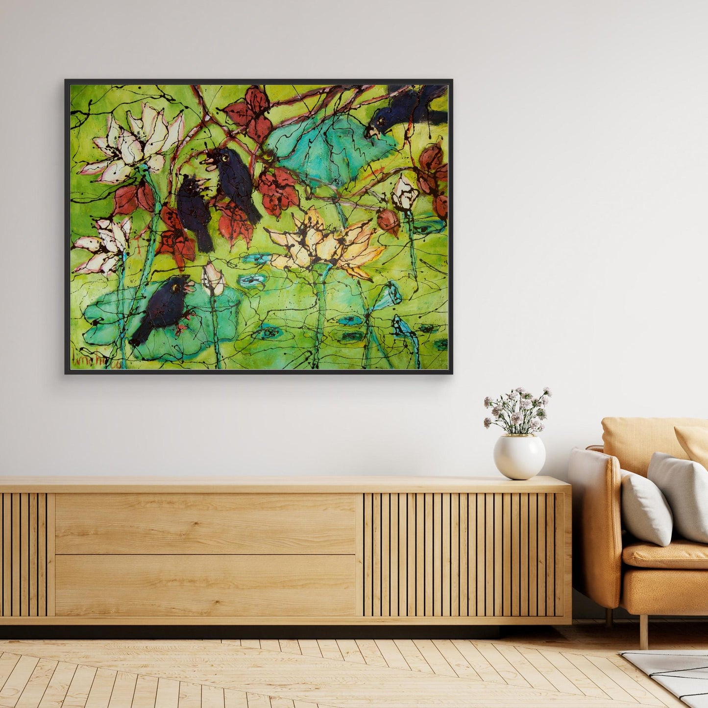 Susurros de los Dientes de León - Impresión en Lienzo Premium