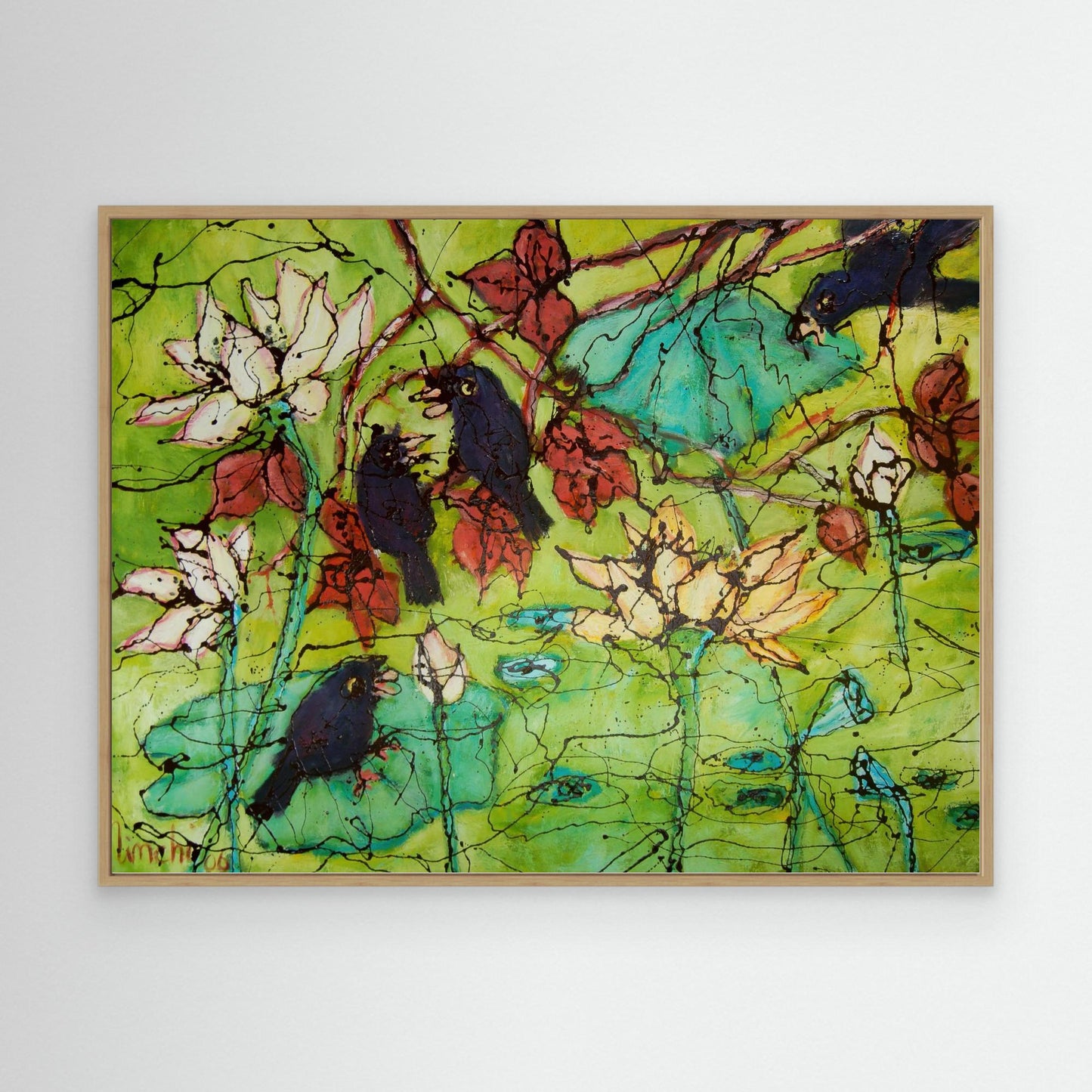 Susurros de los Dientes de León - Impresión en Lienzo Premium