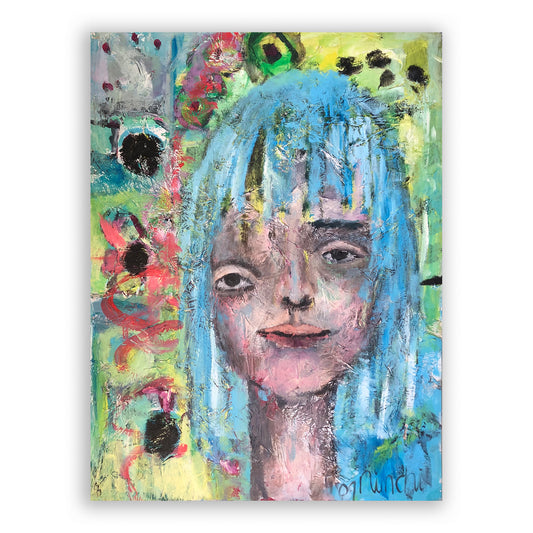 Girl with Blue Hair