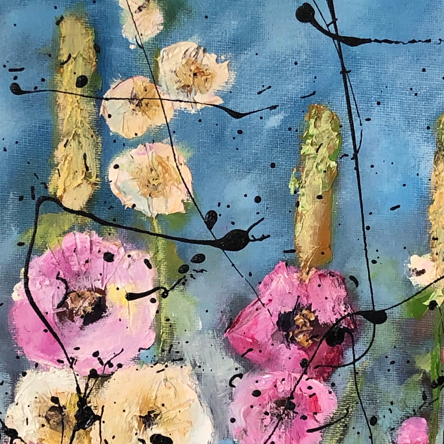 Wild Hollyhocks